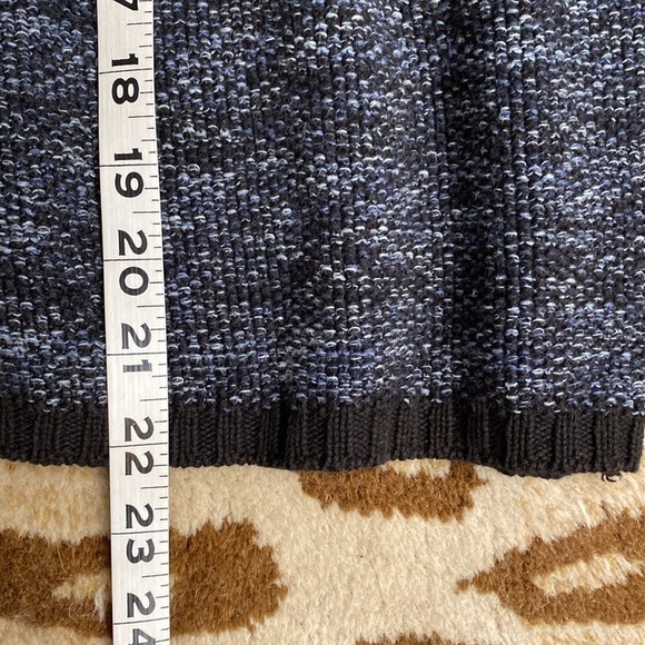 Chunky knit Cardigan Sweater Women’s boxy Cropped buttons woven Vintage Size M/L - Picture 8 of 9